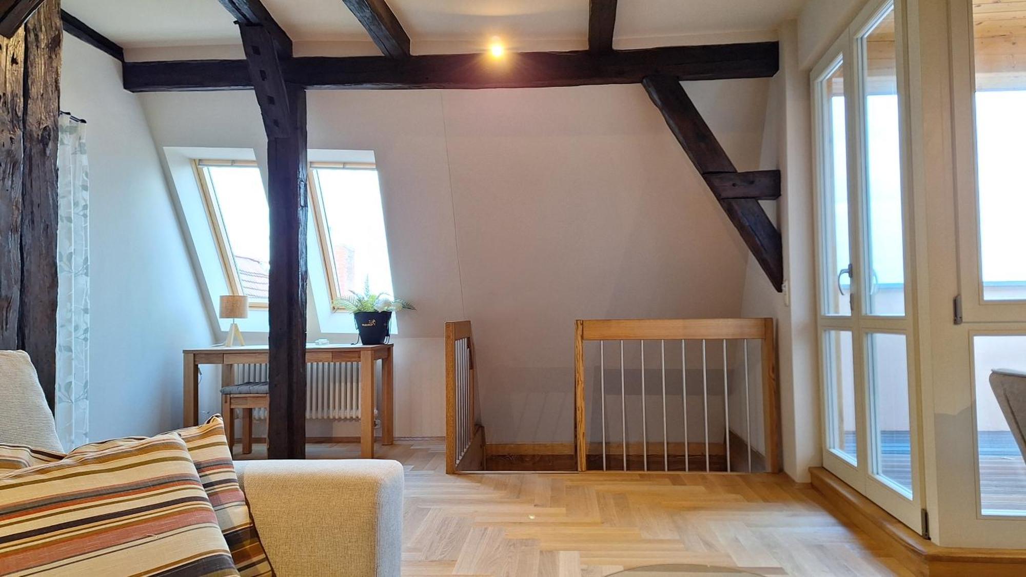 באוטזן Stadtpalais Bellevue-Suite 3- Zimmer- Maisonettewohnung Mit Dachterrasse Maximal 4 Personen מראה חיצוני תמונה